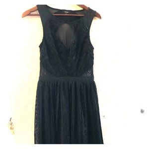 Guess Lace open back party dress